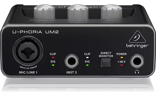 BEHRINGER UM2 Interfaz de Audio 2 Canales