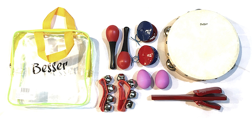 BESSER LT6 Kit Percusión Infantil 6 Instrumentos