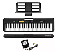 CASIO CTS100+FUEN0910 Teclado 61 Teclas+ Fuente 9v