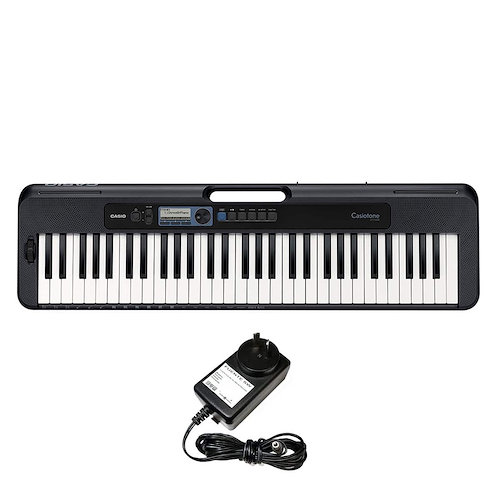 CASIO CTS300+FUENTE0910 Teclado 61 teclas Sensitivo  + Fuente 9V