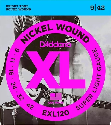 DADDARIO EXL120 Encordado para Guitarra Eléctrica Nickel 009-042