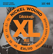 DADDARIO EXL110 Encordado para Guitarra Eléctrica Nickel 010-046