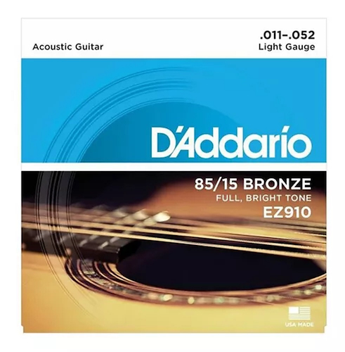 DADDARIO EZ910 Encordado para Guitarra Acústica Bronce 011-052