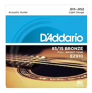 DADDARIO EZ910 Encordado para Guitarra Acústica Bronce 011-052