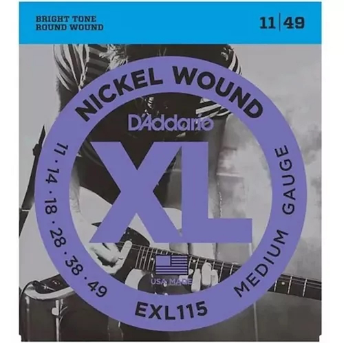 DADDARIO EXL115 Encordado para Guitarra Eléctrica Nickel 011-049