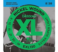 DADDARIO EXL130 Encordado para Guitarra Eléctrica Nickel 008-038