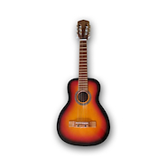 EL TRONADOR NIÑOSUNBURST Guitarra Clásica Infantil + Funda