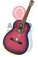 EL TRONADOR 4/4ROSALILA Guitarra Clásica + Funda