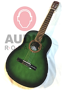 EL TRONADOR 4/4VERDE Guitarra Clásica + Funda
