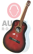 EL TRONADOR 4/4ROJA Guitarra Clásica + Funda