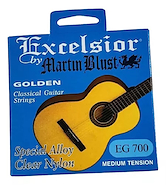 EXCELSIOR MARTIN BLUST EG700 Encordado para Guitarra Clásica Nylon Doradas