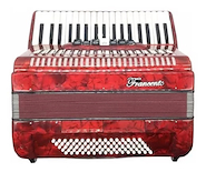 FRANCENTE L1309 Acordeon 80 Bajos 37 Teclas + Estuche