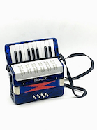 HEIMOND UC104AZUL Acordeon 8 Bajos 17 Teclas Infantil Azul