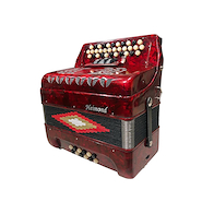 HEIMOND YJB3412 Acordeon 12 Bajos 34 Botones + Estuche