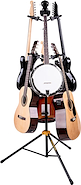 HERCULES GS526B Soporte Tripode para 6 Guitarras AutoGrip