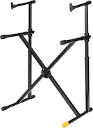 HERCULES KS210B Soporte Tijera para Dos Teclados
