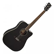 IBANEZ PF15ECEBK Guitarra Electroacústica Negra