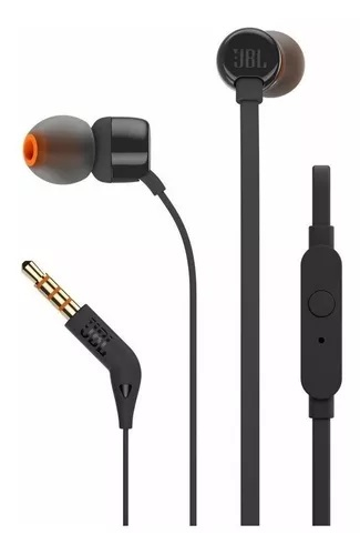JBL T110BLKAM Auricular In Ear Negro Con Microfono