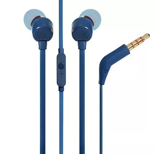 JBL T110BLUAM Auricular In Ear Con Microfono Azul