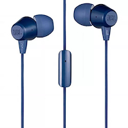 JBL C50HIBLU Auricular In Ear Con Microfono Azul