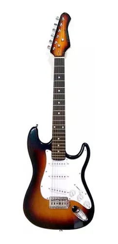 KANSAS EGJUNIORSUN Guitarra Elétrica Mediana Stratocaster Sunburst