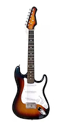 KANSAS EGJUNIORSUN Guitarra Elétrica Mediana Stratocaster Sunburst