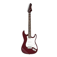 KANSAS EGP15WRBOR Guitarra Eléctrica Stratocaster Bordó