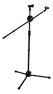 LEXSEN MS105A Pie Soporte Trípode para Micrófono Doble con Boom
