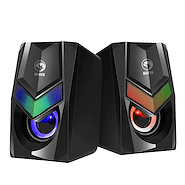 MARVO SG118 Parlantes 2.0 Multimedia Pc Con Luces