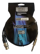 MOON CE3CP Cable Canon XLR H - Plug TS 6.5 - 3mt