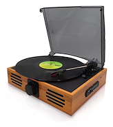 PANACOM LP8794NATURAL Giradisco Vintage con Bluetooth