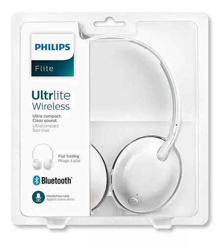 PHILIPS SHB4405WT Auricular Vincha Inalambrico Bluetooth Blanco