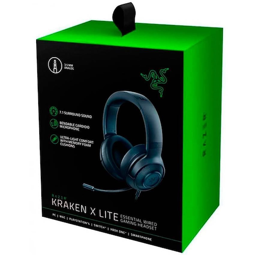 RAZER KRAKENXLITE Auricular Gamer Para  Pc Ps4 Xbox Negro