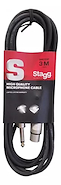 STAGG SMC3XP Cable Canon XLR H - Plug TS 6.5 - 3mt