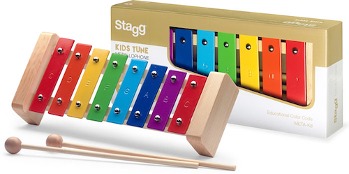 STAGG METAK8RB Metalofón 8 Notas