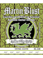 MARTIN BLUST XL220 Acústica Golden Alloy 85/15
