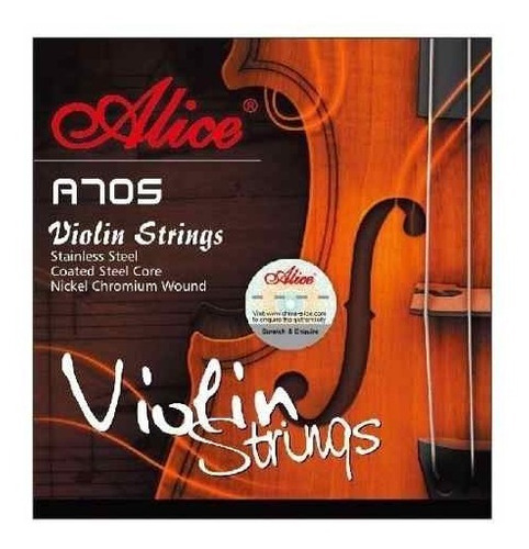 ALICE A708 ENCORDADO VIOLIN + 1RA EXTRA