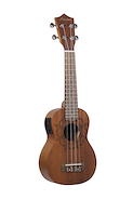 BAMBOO BU-21 KAI EQ Ukelele Soprano de Sapele con ecualizador. Tapa, aro y fondo