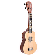 BAMBOO P-1E NAT Ukelele Soprano de estudio. Color: Natural-lustre mate