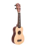 BAMBOO P-1E NAT Ukelele Soprano PANDA. Tapa, aro y fondo: Tilo. Clavijas abi