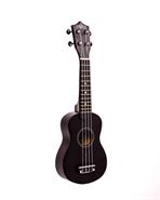 BAMBOO P-1E BK Ukelele Soprano PANDA. Tapa, aro y fondo: Tilo. Clavijas abi