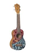 BAMBOO BU-21 FLASH Ukelele Soprano de Linden. Tapa, aro y fondo: Linden. Clavij