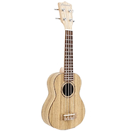 BAMBOO BU-21CB Ukelele Soprano. Tapa, aro y fondo: Zebrano. Clavijas: blind