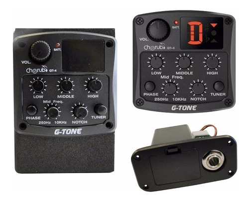 CHERUB GT-4 ACT.3 BANDAS C/AFINADOR, PHASE, MID CONTROL Ecualizador