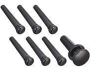 DADDARIO Planet Waves PWPS9 Set de pins para puente de acustica color negro