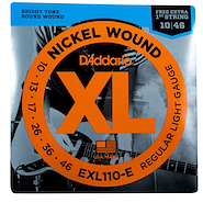 DADDARIO Strings EXL110-E Encordado | Electrica | 010-013-017-026--036-046 | Nickel Wo