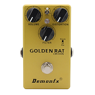 DEMON FX Golden Rat Distortion Pro Co RAT Clone Pedal