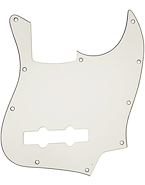 DS PICKUPS DS-A75 Pickguard para Jazz Bass® 4 cuerdas / 3 Capas / Blanco / 10