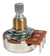 DS PICKUPS DS-A10 Potenciómetro Logarítmico A500K / Rosca Corta de Bronce / An