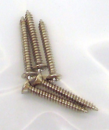 DS PICKUPS DS-A148 Tornillos para Montaje de Puentes / Oval Phillips / Niquel /